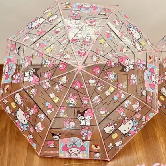 Sanrio Accessories - 3/$30 Umbrella Hello Kitty Clear Windproof Manual